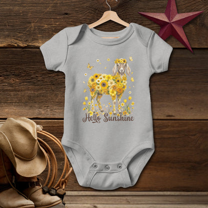 Hello Sunshine Nubian Goat Bodysuit (Baby)