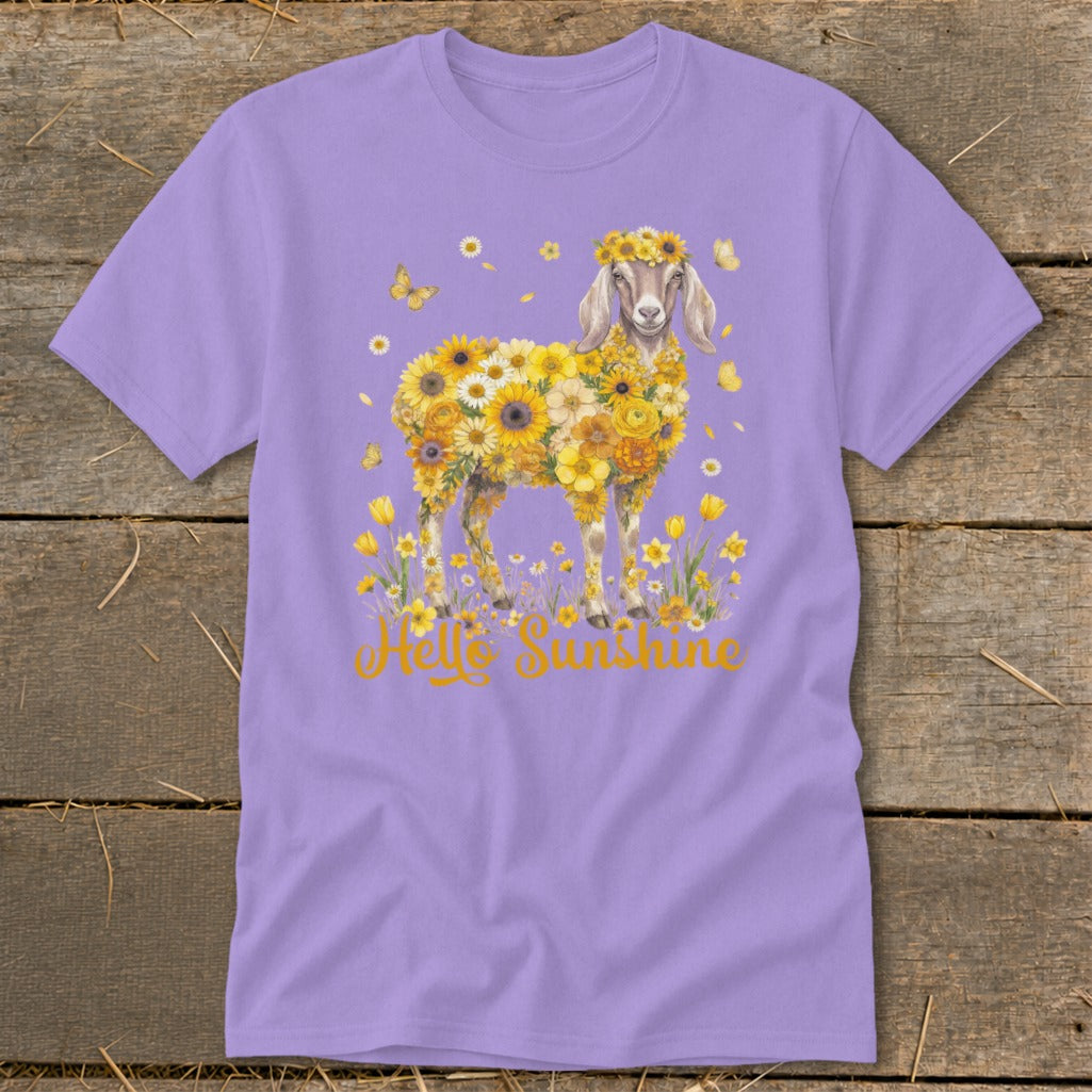 Hello Sunshine Nubian Goat Classic Tee