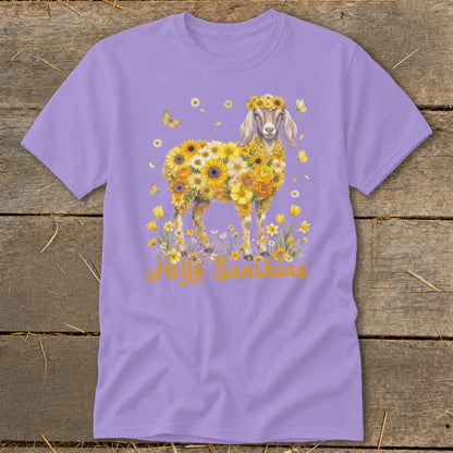 Hello Sunshine Nubian Goat Classic Tee