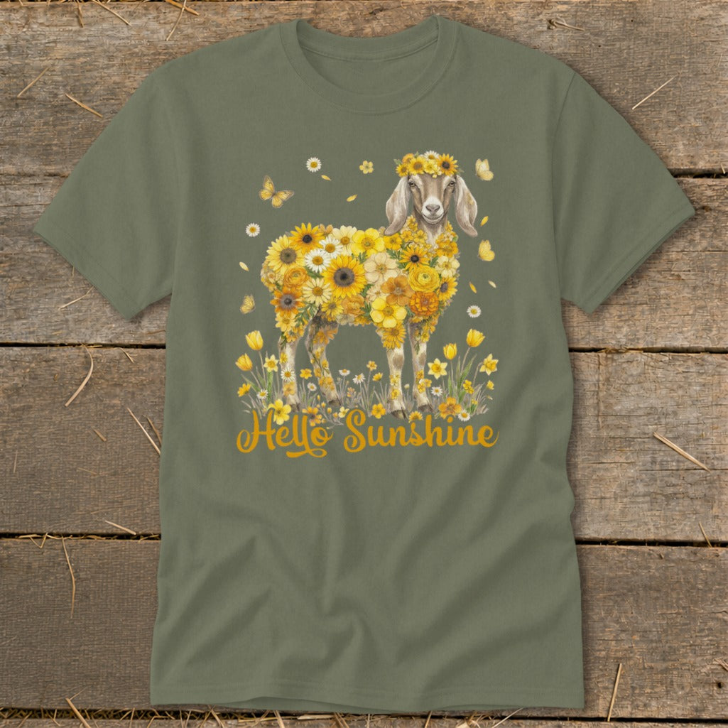 Hello Sunshine Nubian Goat Classic Tee
