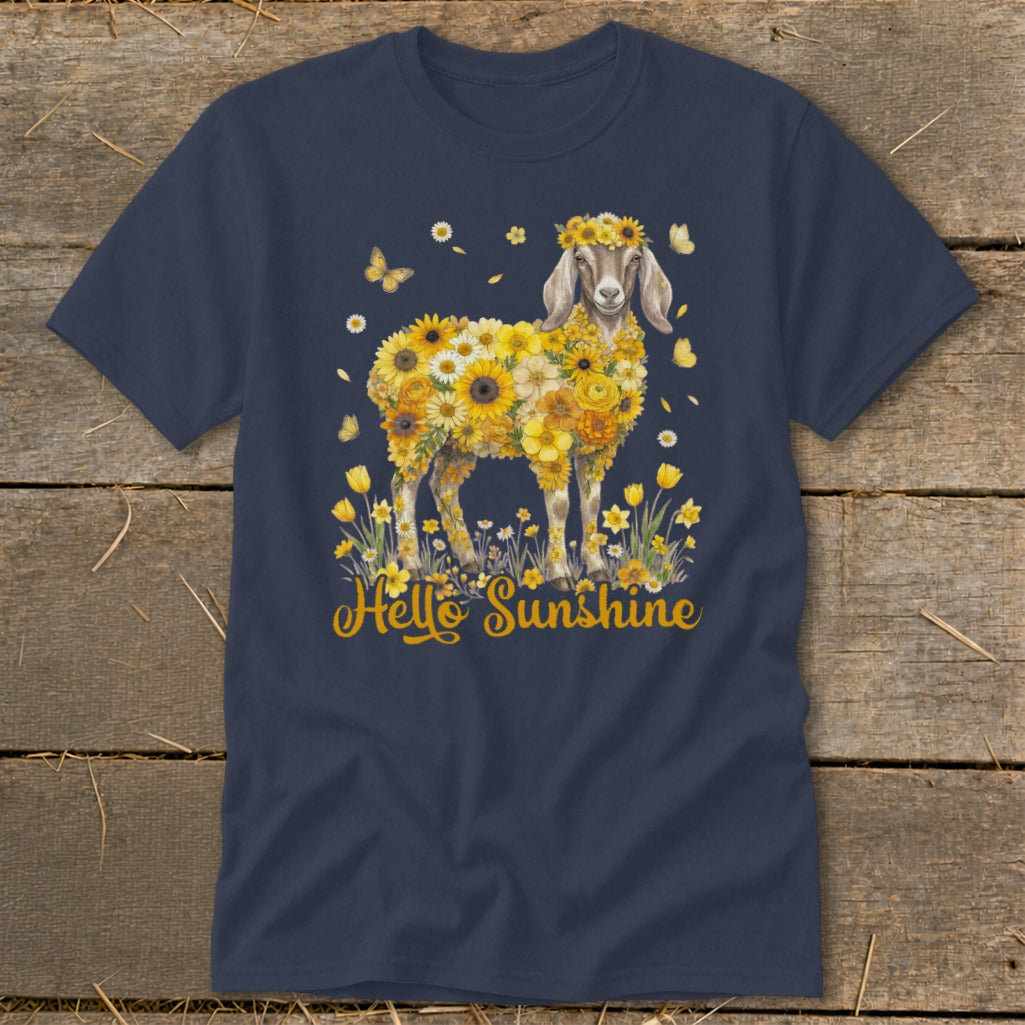 Hello Sunshine Nubian Goat Classic Tee