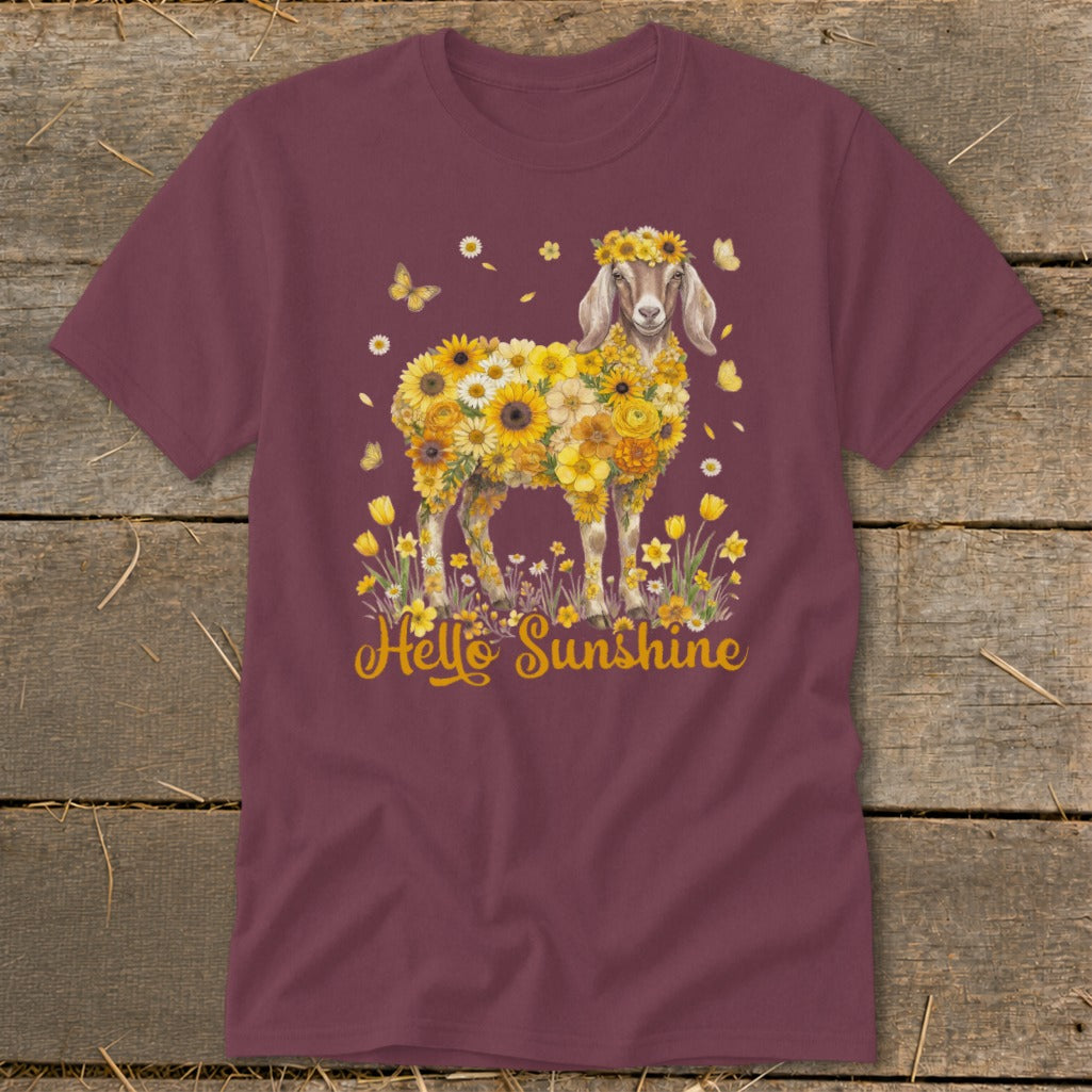 Hello Sunshine Nubian Goat Classic Tee