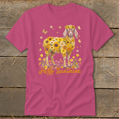 Hello Sunshine Nubian Goat Classic Tee