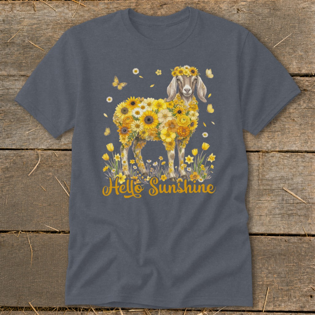 Hello Sunshine Nubian Goat Classic Tee