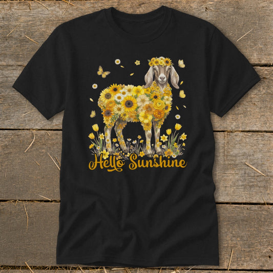 Hello Sunshine Nubian Goat Classic Tee