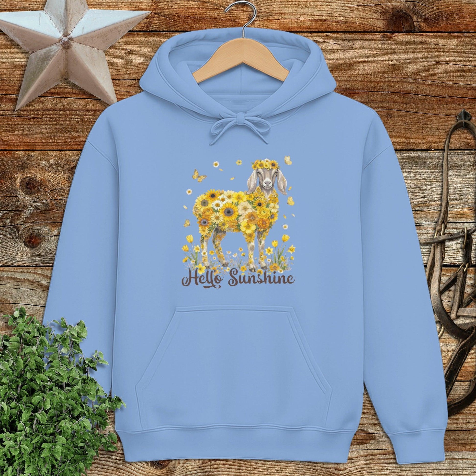 Hello Sunshine Nubian Goat Hoodie