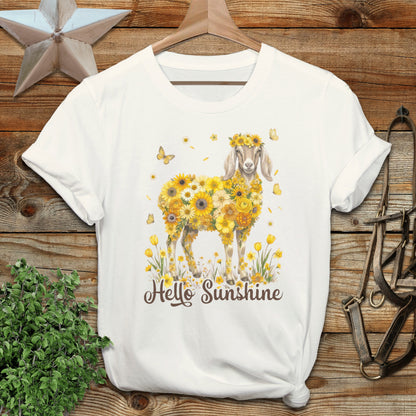Hello Sunshine Nubian Goat T-Shirt