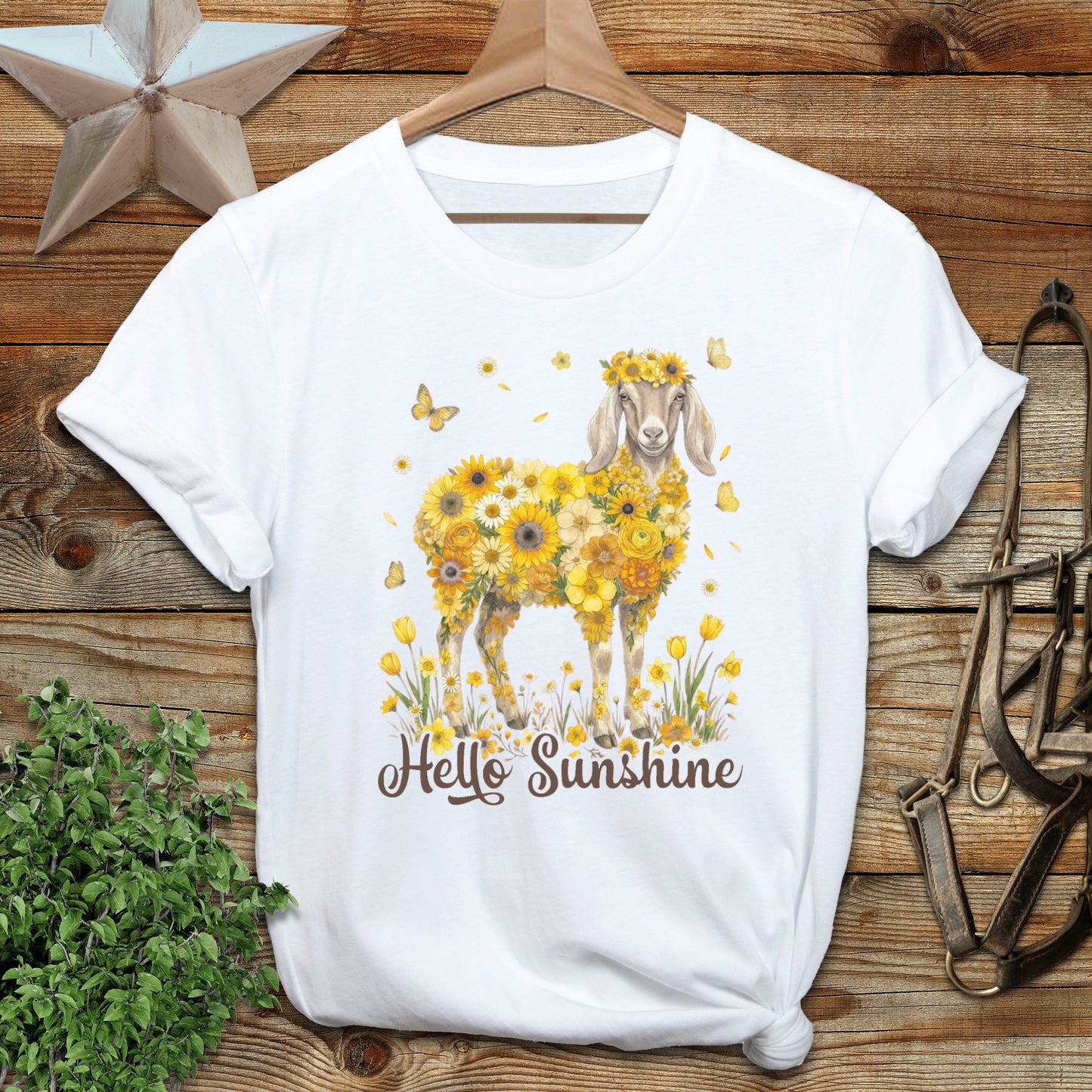 Hello Sunshine Nubian Goat T-Shirt
