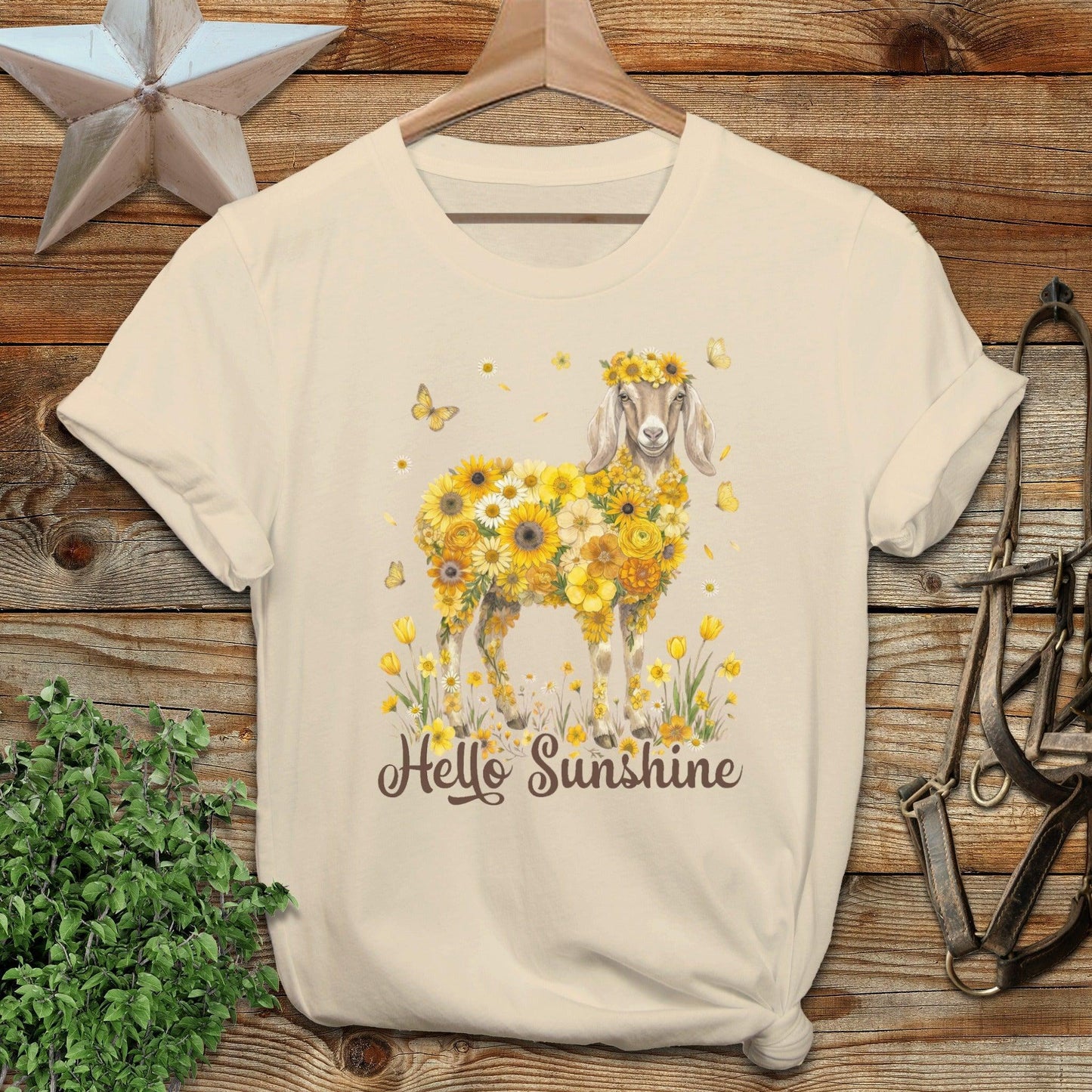 Hello Sunshine Nubian Goat T-Shirt