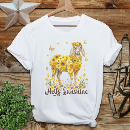 Hello Sunshine Nubian Goat T-Shirt