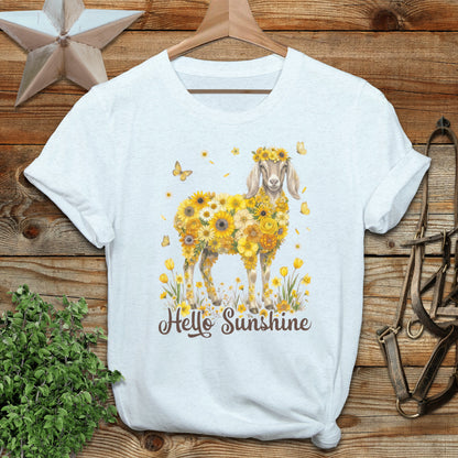 Hello Sunshine Nubian Goat T-Shirt