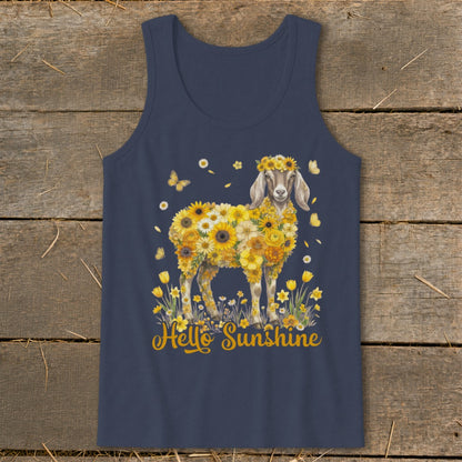 Hello Sunshine Nubian Goat Tank Top