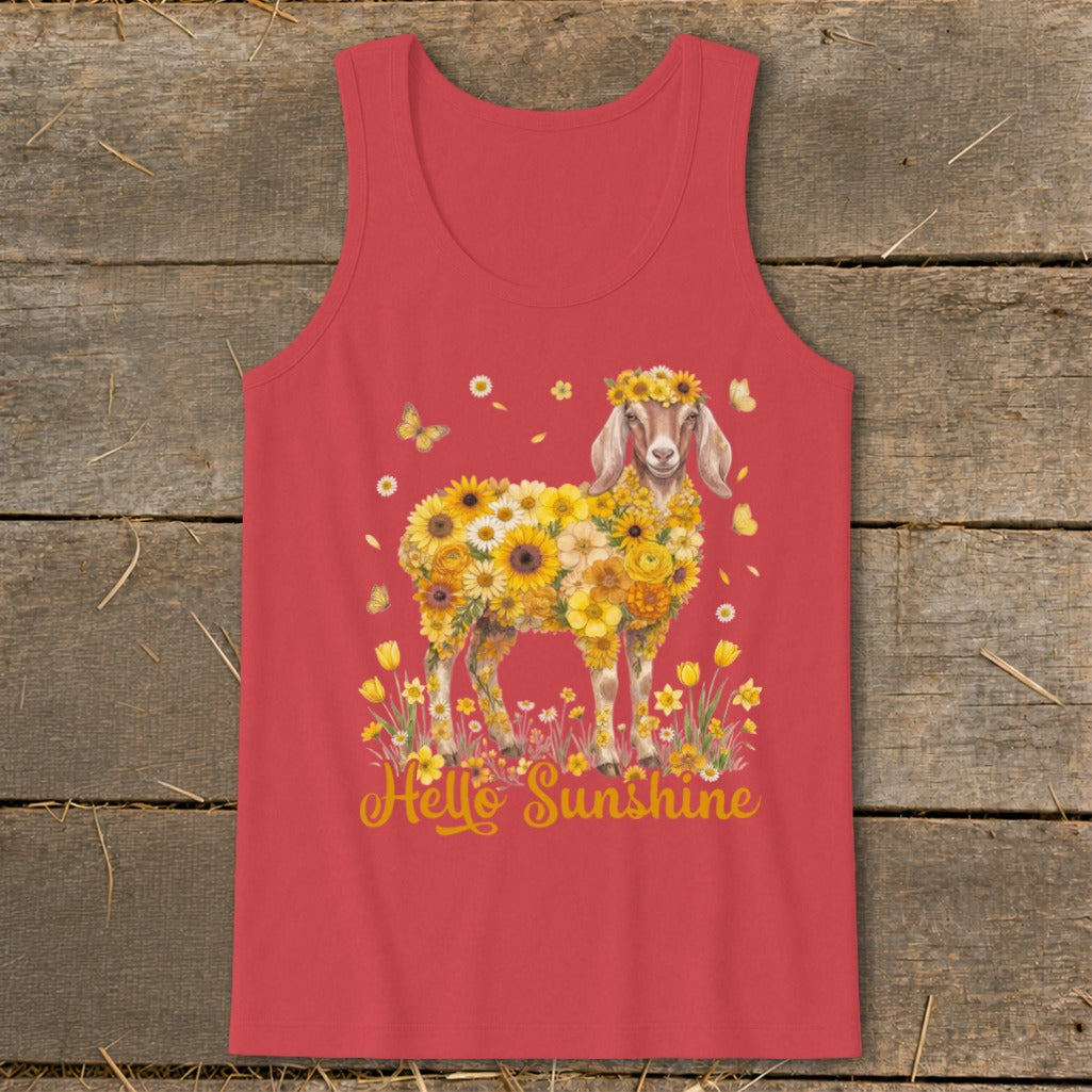 Hello Sunshine Nubian Goat Tank Top