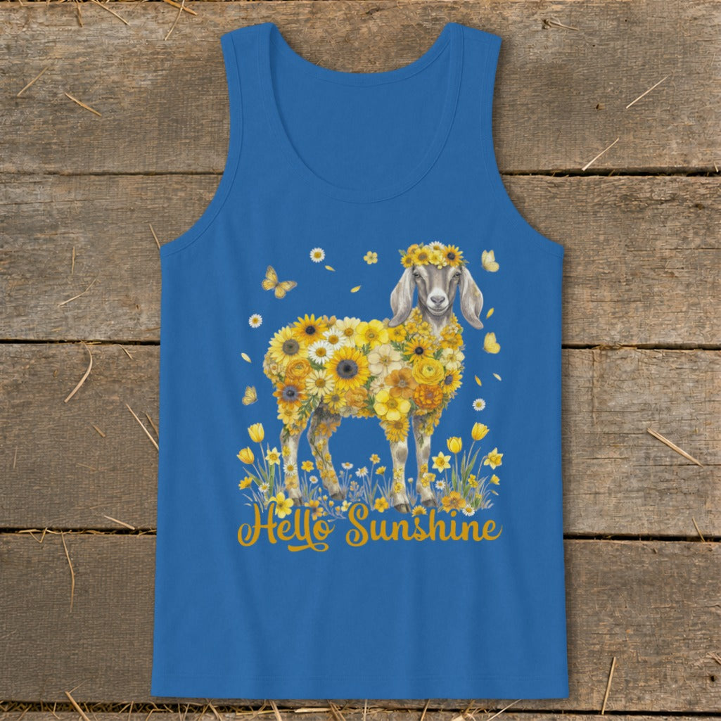 Hello Sunshine Nubian Goat Tank Top