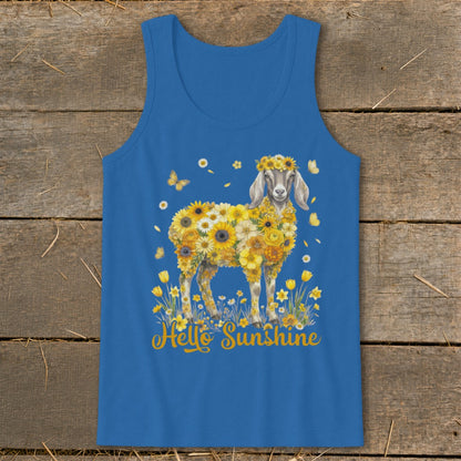 Hello Sunshine Nubian Goat Tank Top