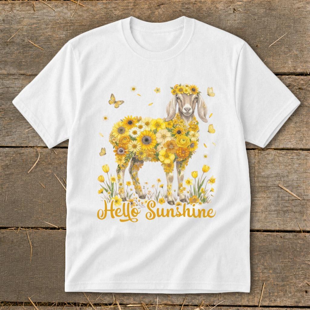 Hello Sunshine Nubian Goat Youth Tee