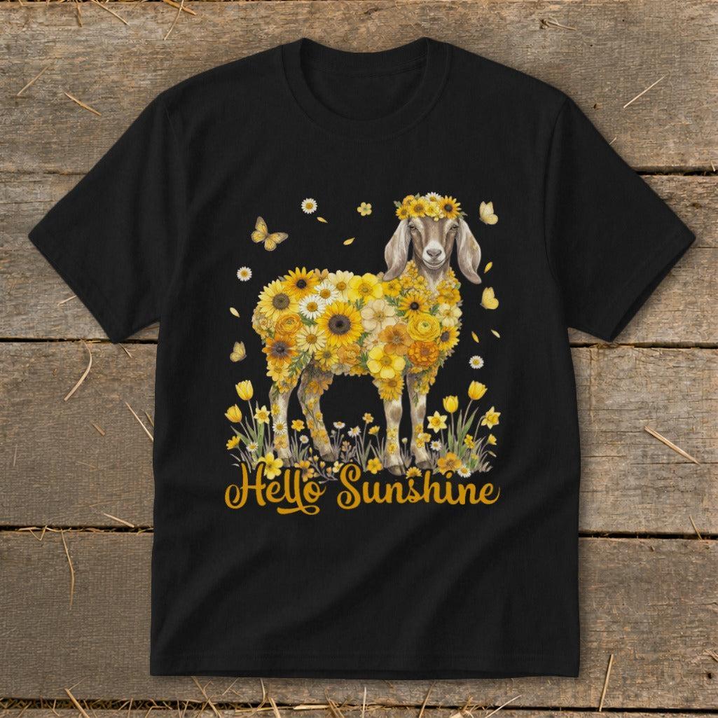 Hello Sunshine Nubian Goat Youth Tee