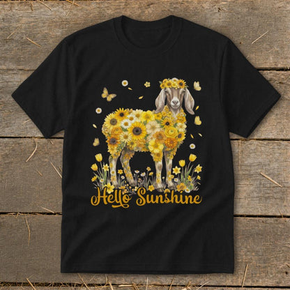 Hello Sunshine Nubian Goat Youth Tee