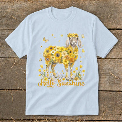 Hello Sunshine Nubian Goat Youth Tee