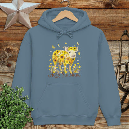 Hello Sunshine Pig Hoodie