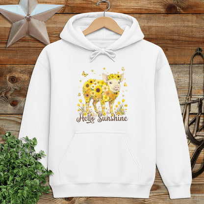 Hello Sunshine Pig Hoodie