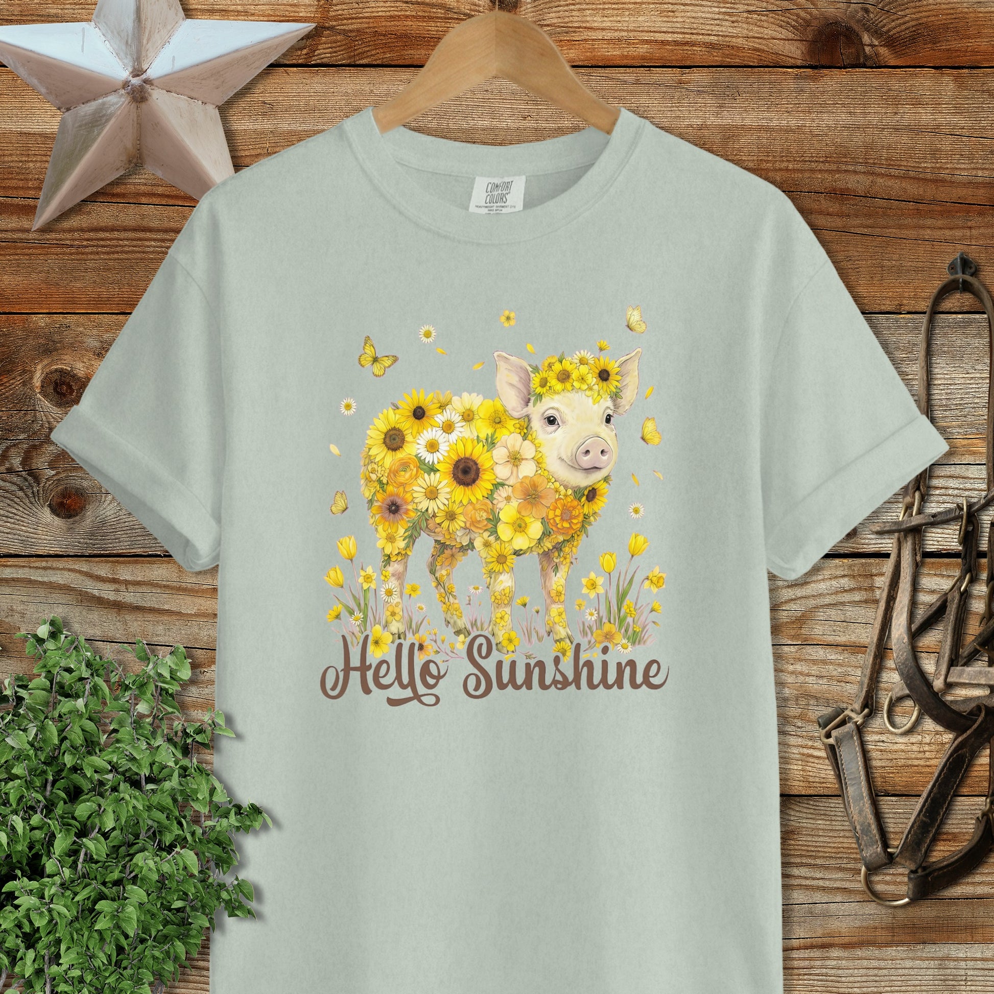 Hello Sunshine Pig Signature Tee