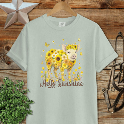 Hello Sunshine Pig Signature Tee