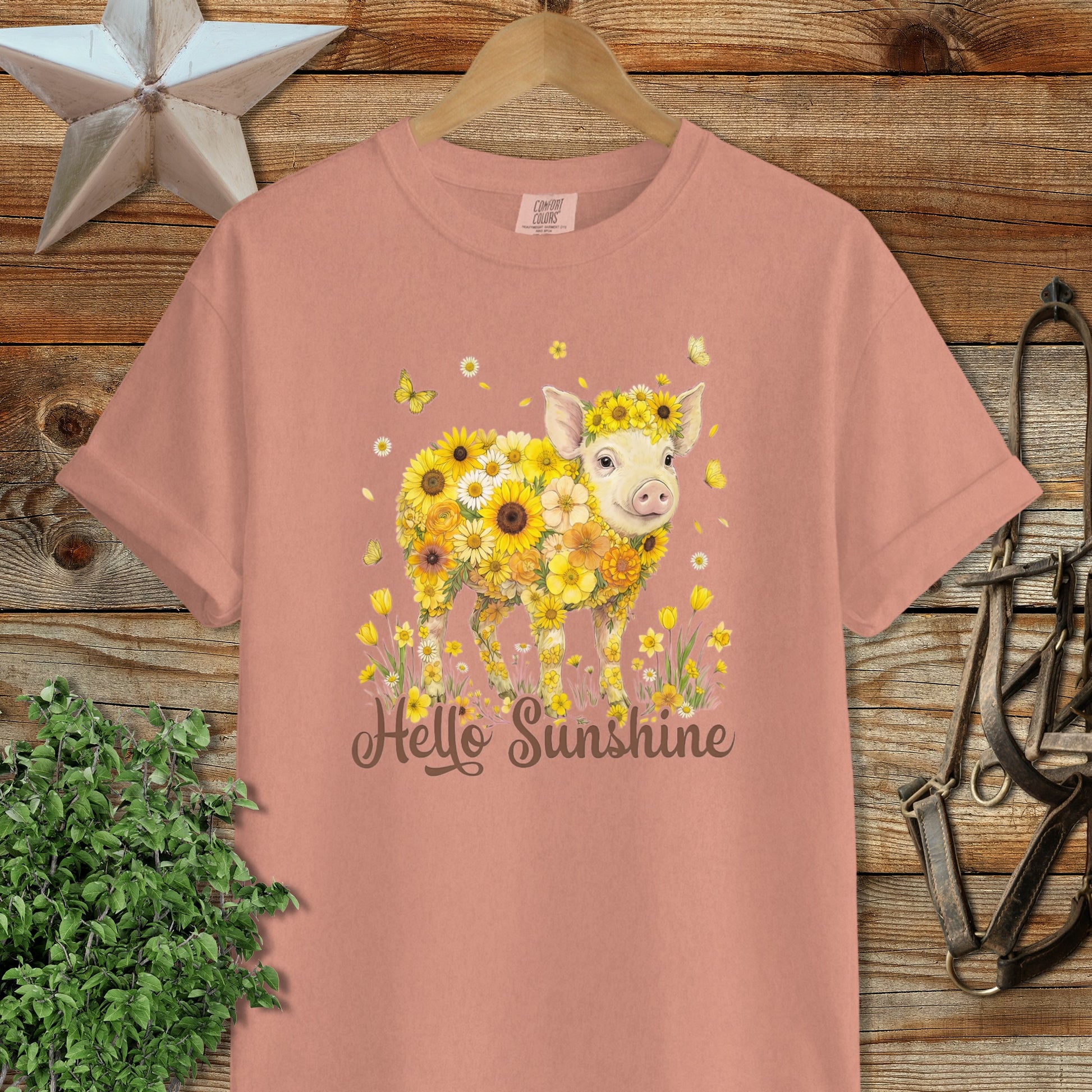 Hello Sunshine Pig Signature Tee