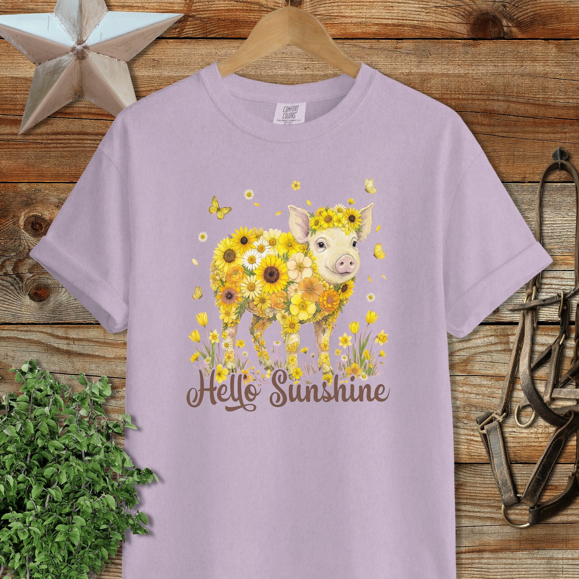 Hello Sunshine Pig Signature Tee