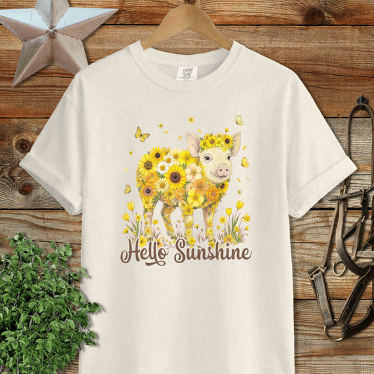Hello Sunshine Pig Signature Tee
