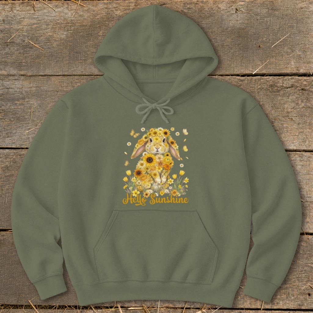 Hello Sunshine Rabbit Hoodie