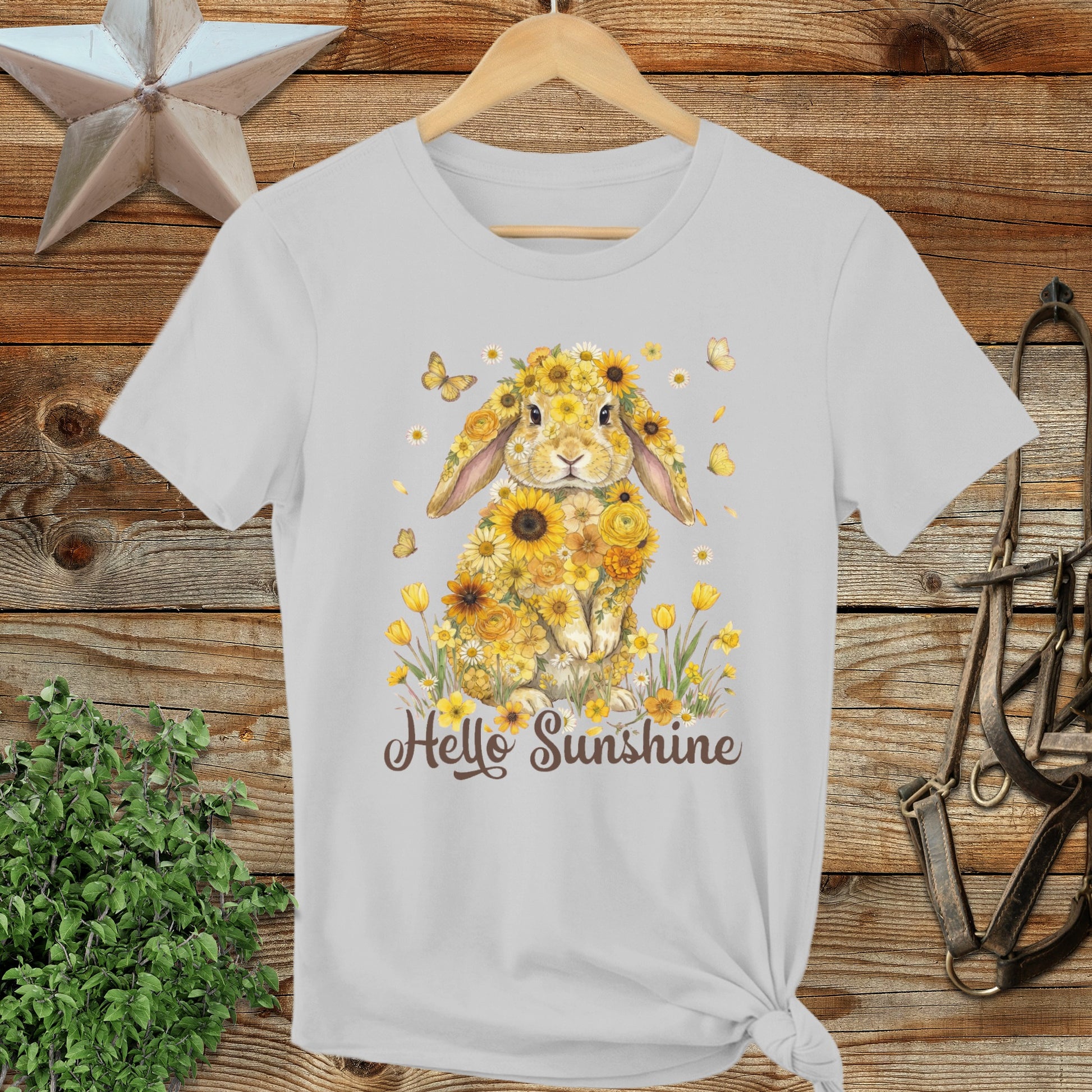 Hello Sunshine Rabbit Ladies Tee