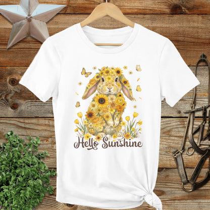 Hello Sunshine Rabbit Ladies Tee