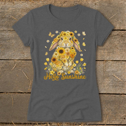 Hello Sunshine Rabbit Ladies Tee