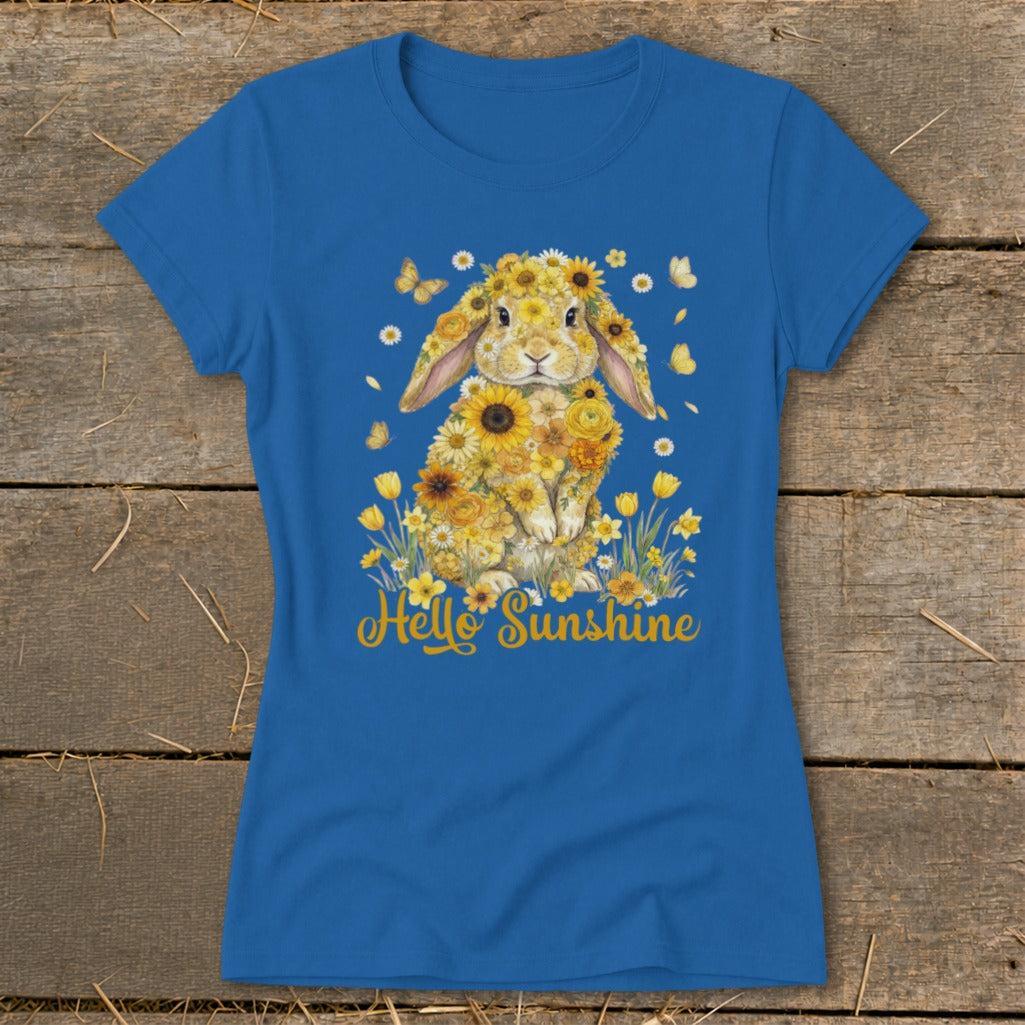 Hello Sunshine Rabbit Ladies Tee