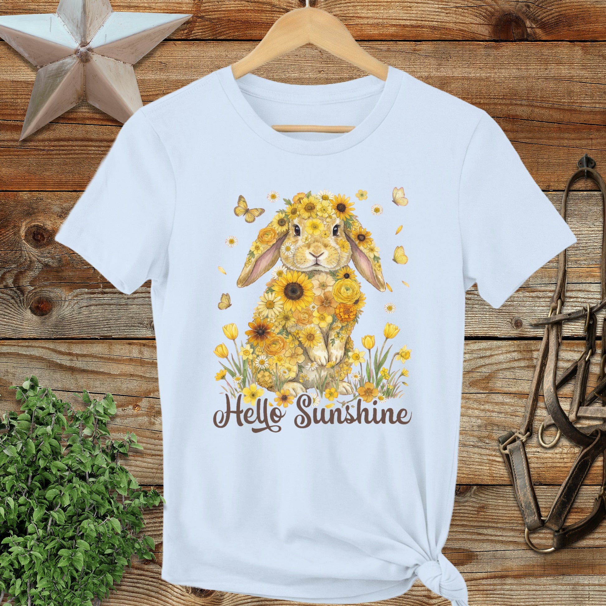 Hello Sunshine Rabbit Ladies Tee