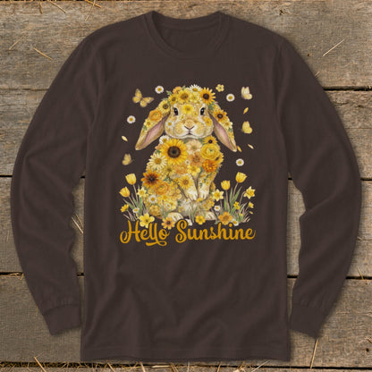 Hello Sunshine Rabbit Long Sleeve Tee