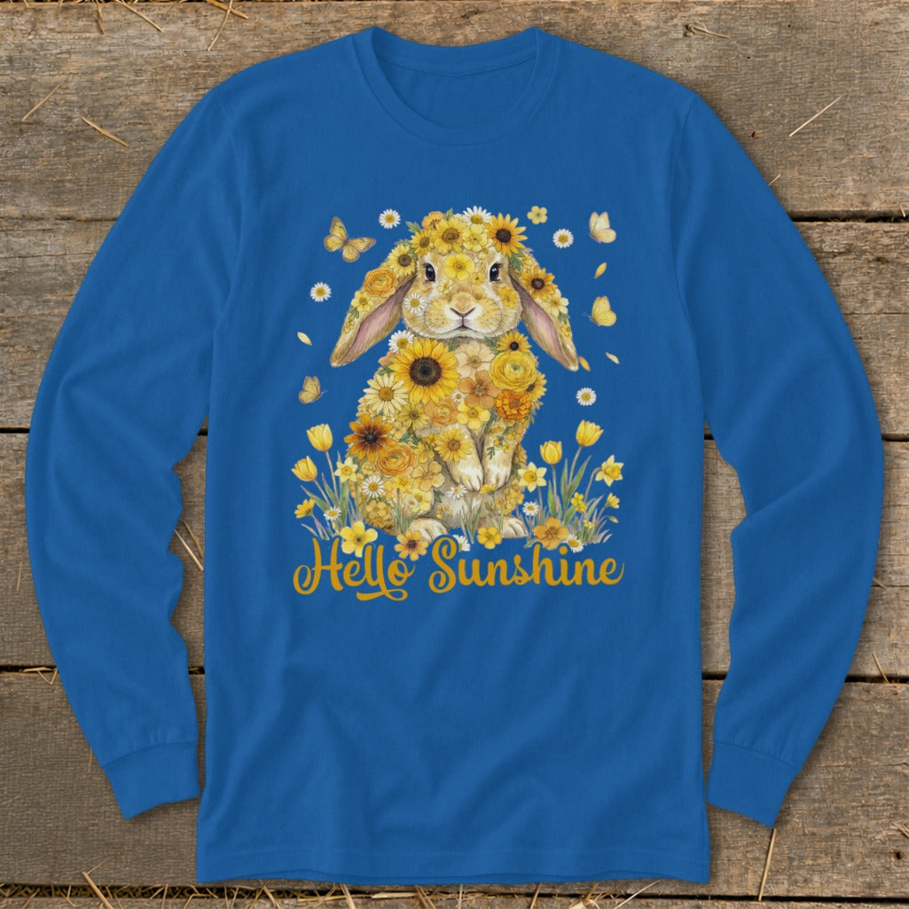 Hello Sunshine Rabbit Long Sleeve Tee