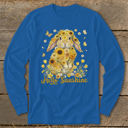 Hello Sunshine Rabbit Long Sleeve Tee