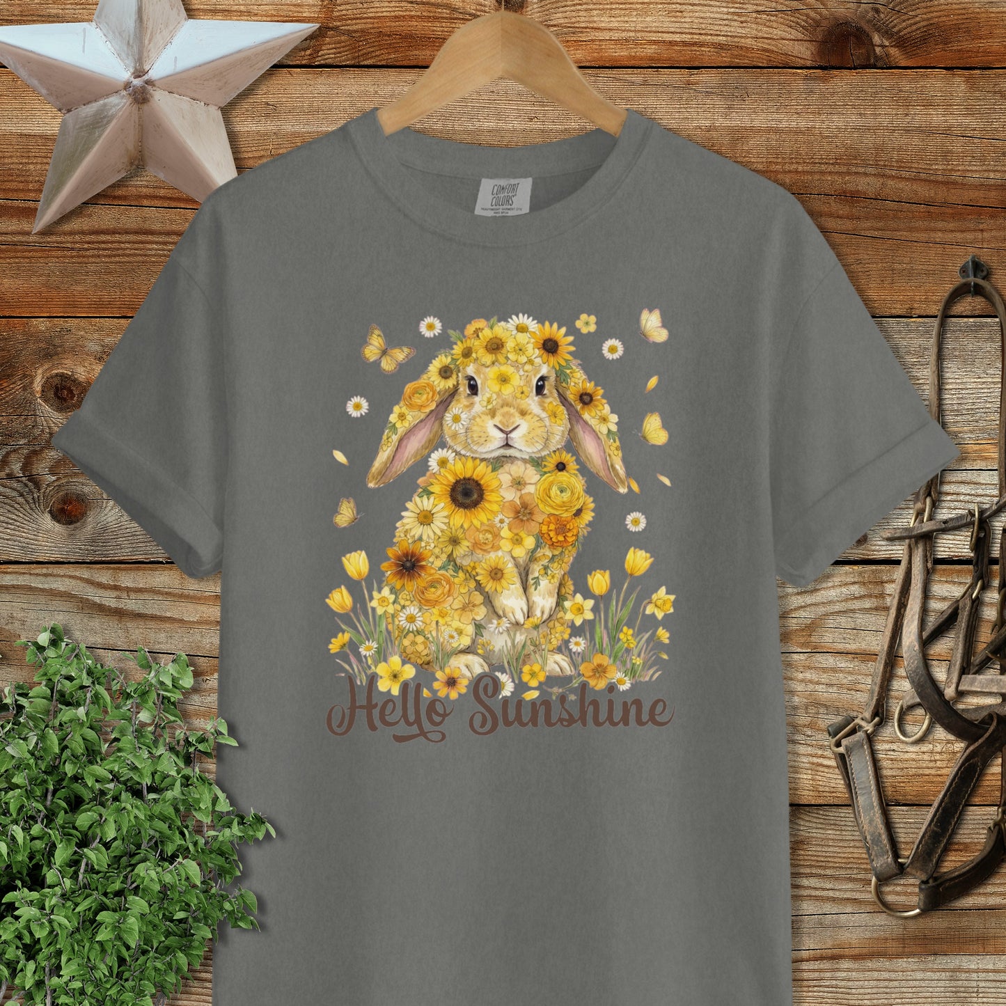 Hello Sunshine Rabbit Signature Tee