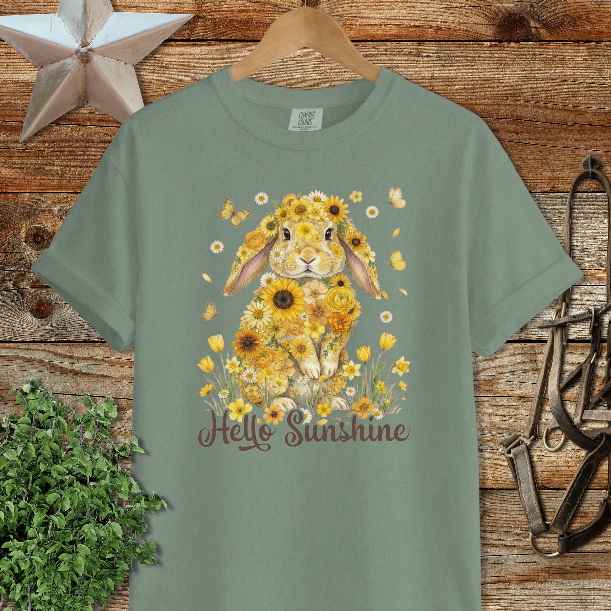 Hello Sunshine Rabbit Signature Tee