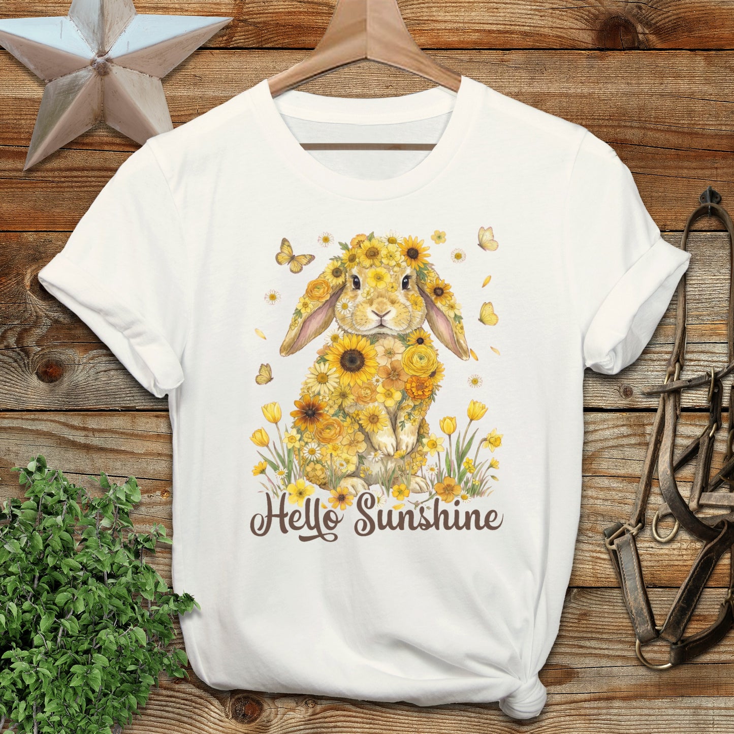 Hello Sunshine Rabbit Softstyle Tee