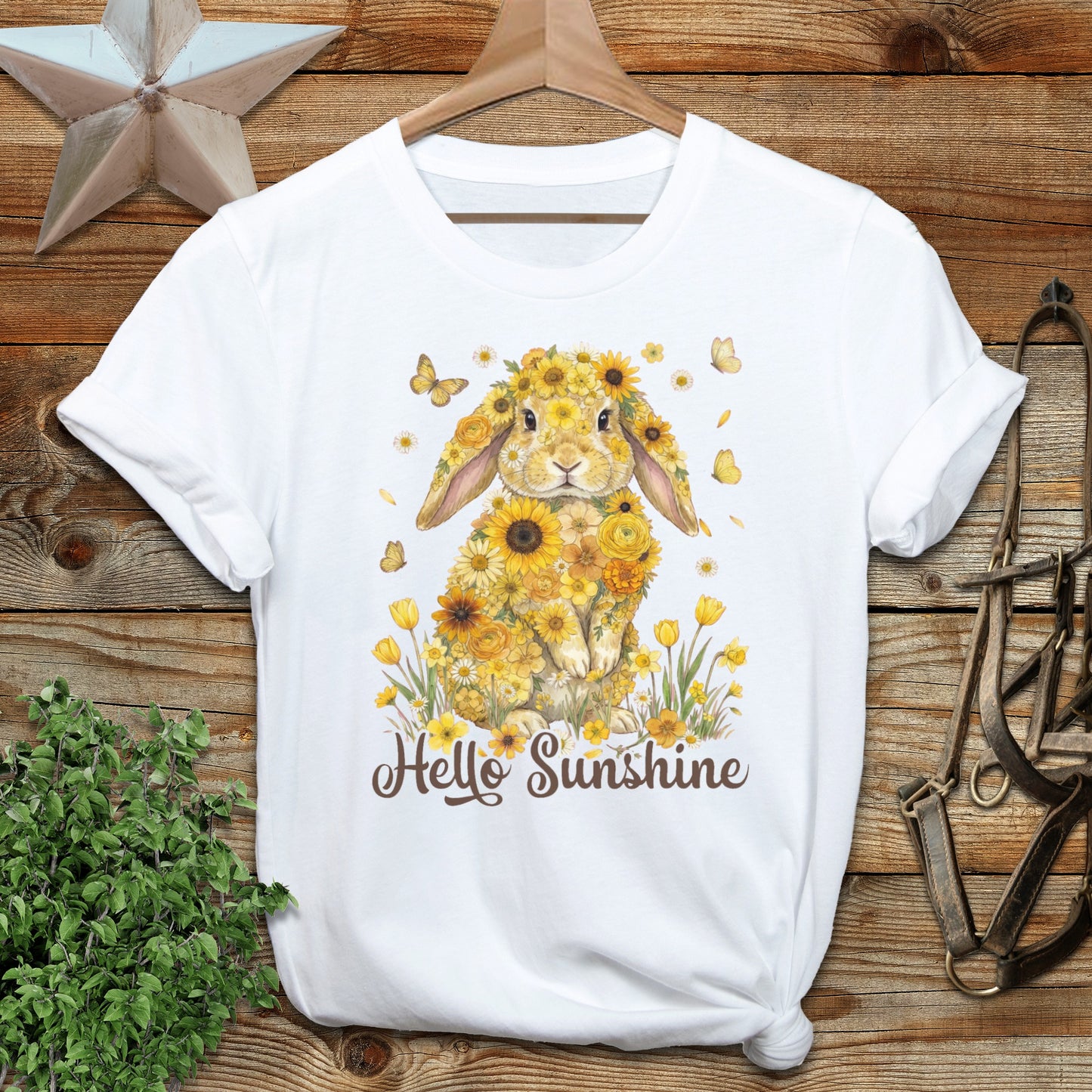 Hello Sunshine Rabbit Softstyle Tee