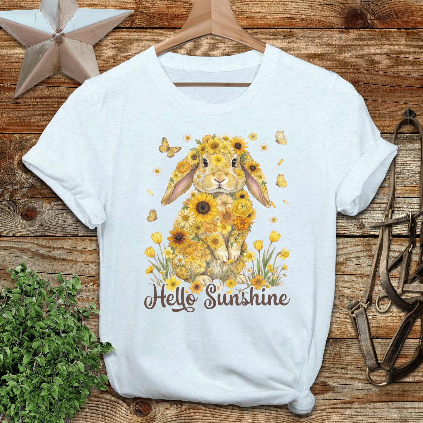 Hello Sunshine Rabbit Softstyle Tee