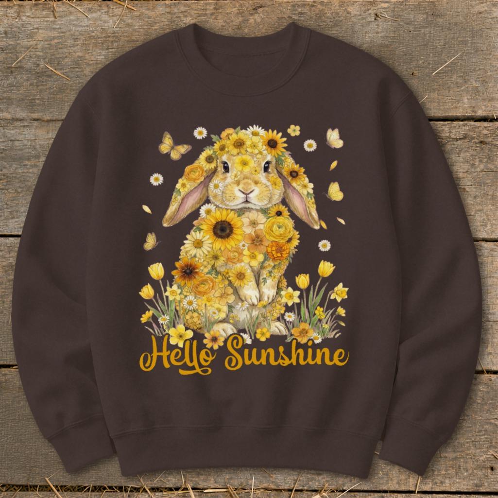 Hello Sunshine Rabbit Sweatshirt