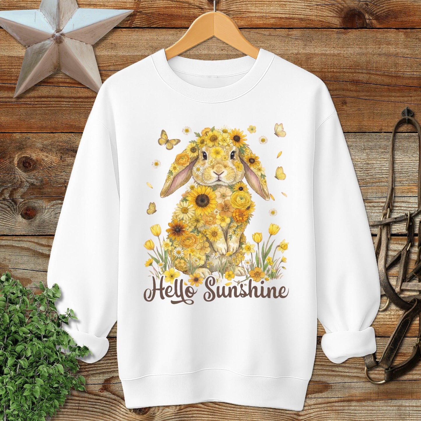 Hello Sunshine Rabbit Sweatshirt