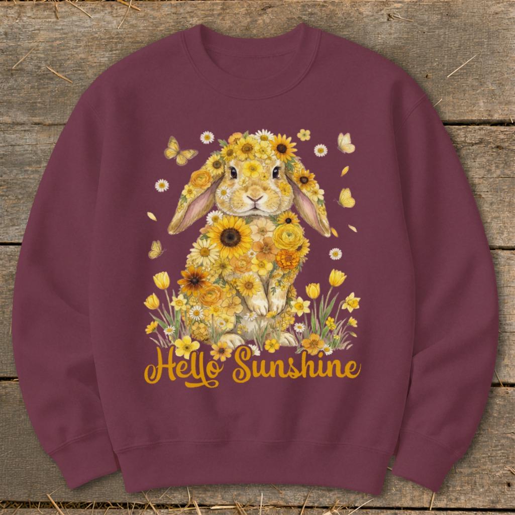 Hello Sunshine Rabbit Sweatshirt