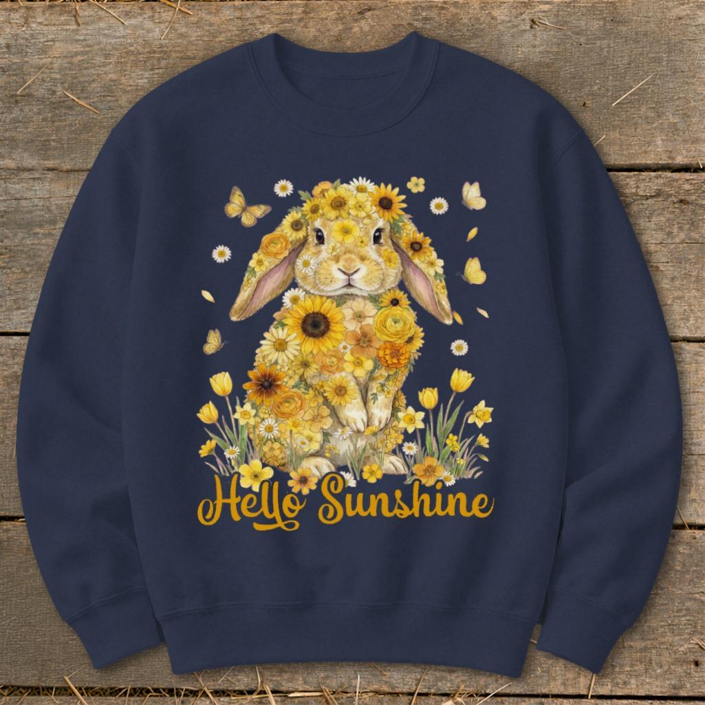 Hello Sunshine Rabbit Sweatshirt