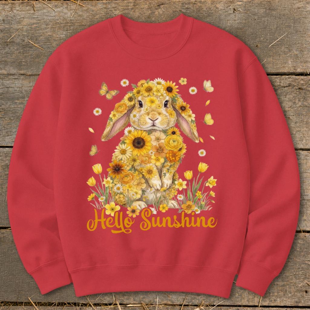 Hello Sunshine Rabbit Sweatshirt