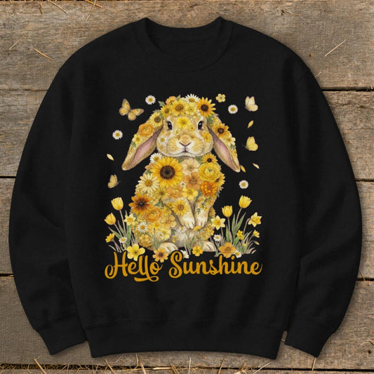 Hello Sunshine Rabbit Sweatshirt